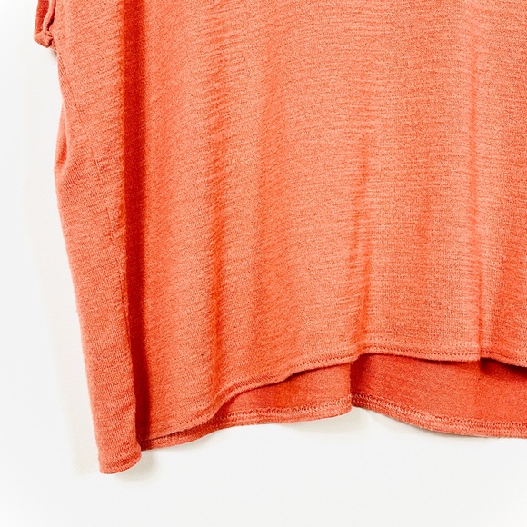 Aritzia Wilfred Free Salmon Draped Oversized Shirt - Picture 5 of 5